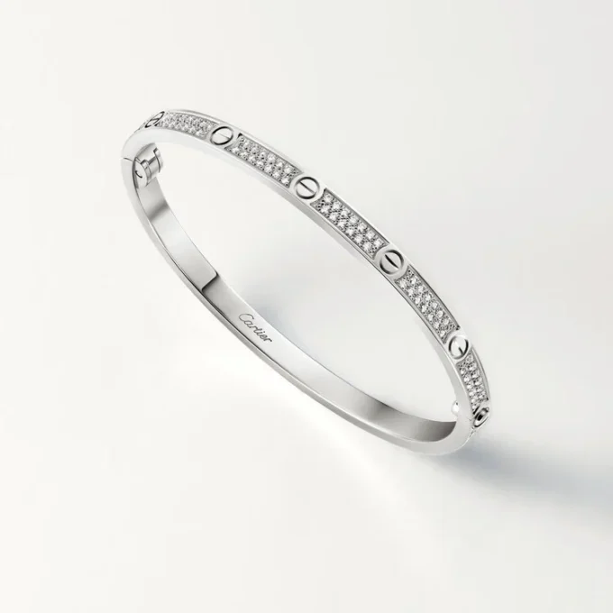 Love-armbånd, liten modell, pavé