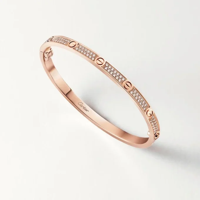 Love-armbånd, liten modell, pavé