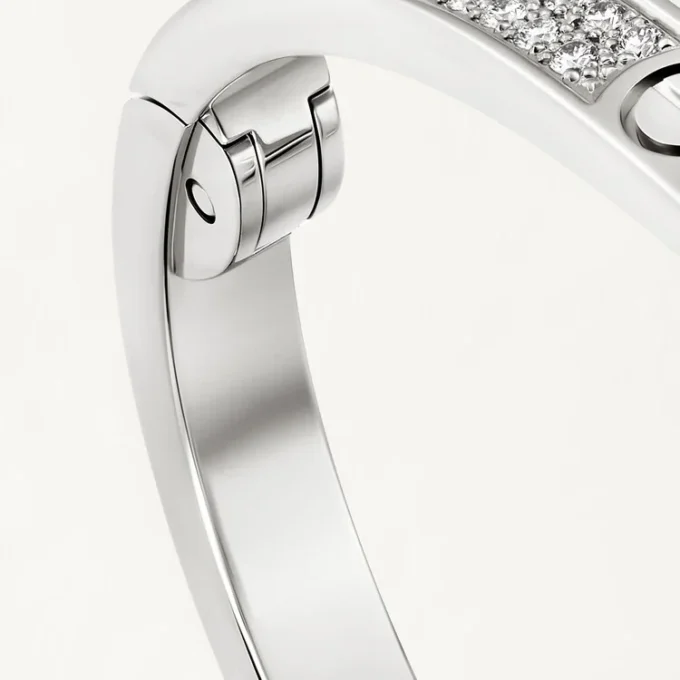 Love-armbånd, liten modell, pavé