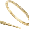 Love-armbånd, liten modell, pavé