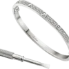 Love-armbånd, liten modell, pavé