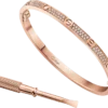 Love-armbånd, liten modell, pavé