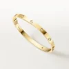 Love-armbånd, medium modell, 4 diamanter