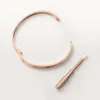 Love-armbånd, medium modell, 4 diamanter