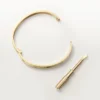 Love-armbånd, medium modell, 4 diamanter