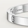 Love-armbånd, medium modell, 4 diamanter