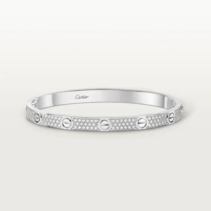 Love-armbånd, medium modell, pavé