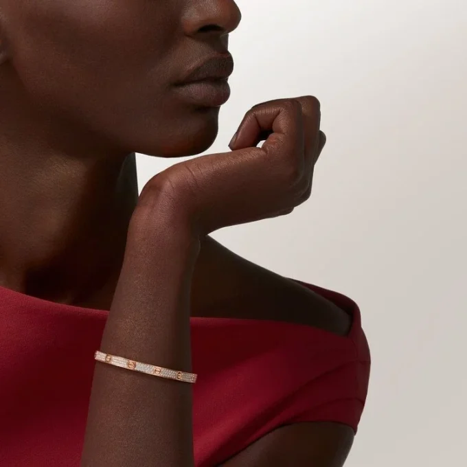 Love-armbånd, medium modell, pavé