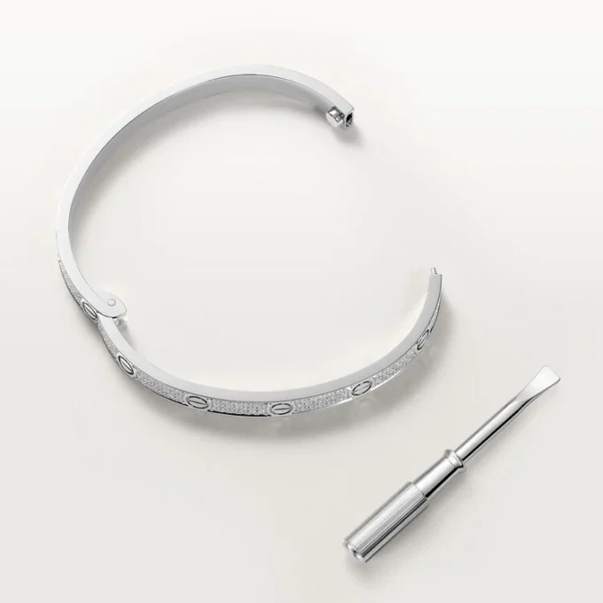 Love-armbånd, medium modell, pavé