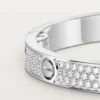 Love-armbånd, medium modell, pavé
