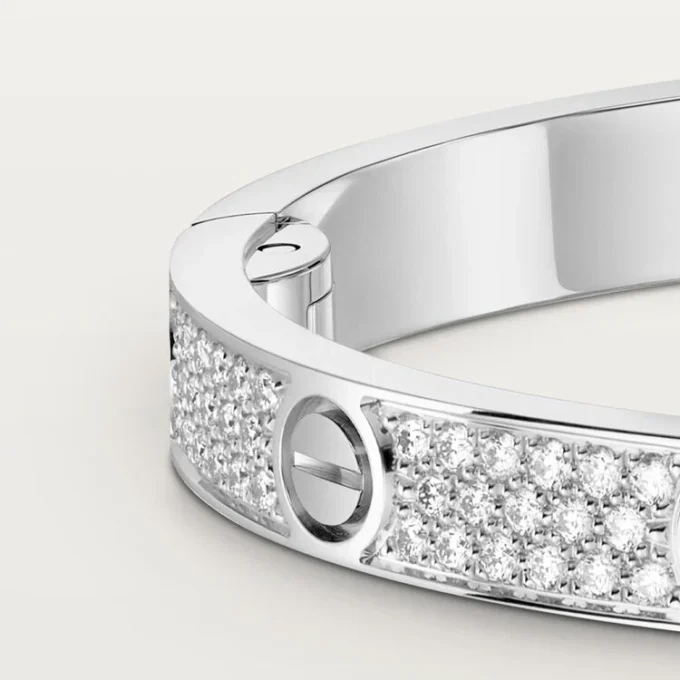 Love-armbånd, medium modell, pavé
