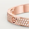 Love-armbånd, medium modell, pavé