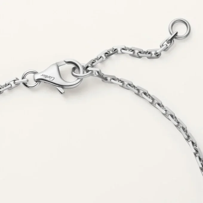 Love-armbånd, på kjede, halvbelagt