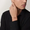 Love-armbånd, på kjede, pavé