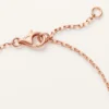 Love-armbånd, på kjede, pavé