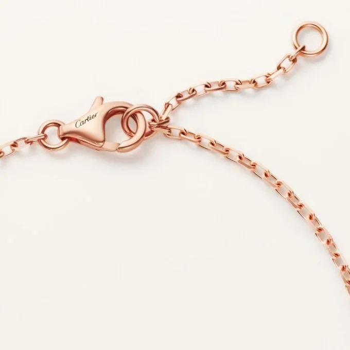 Love-armbånd, på kjede, pavé
