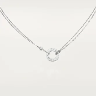 Love-halskjede, 2 diamanter – hvitt gull, diamanter – Cartier