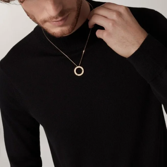 Love-halskjede, 3 diamanter – gult gull, diamanter – Cartier
