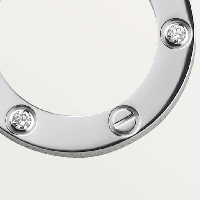 Love-halskjede, 3 diamanter – hvitt gull, diamanter – Cartier