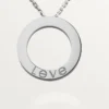 Love-halskjede, 3 diamanter – hvitt gull, diamanter – Cartier