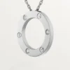 Love-halskjede, 3 diamanter – hvitt gull, diamanter – Cartier