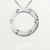 Love-halskjede, 3 diamanter – hvitt gull, diamanter – Cartier