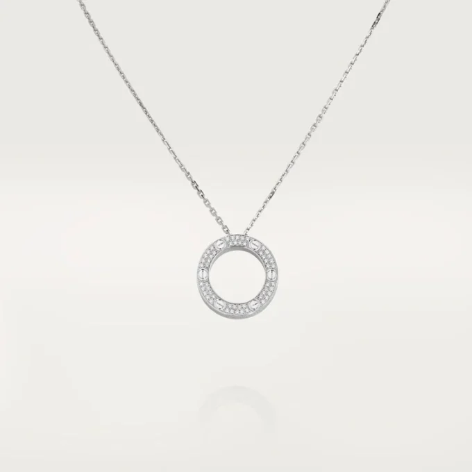 Love-halskjede, diamantbelagt – hvitt gull, diamanter – Cartier
