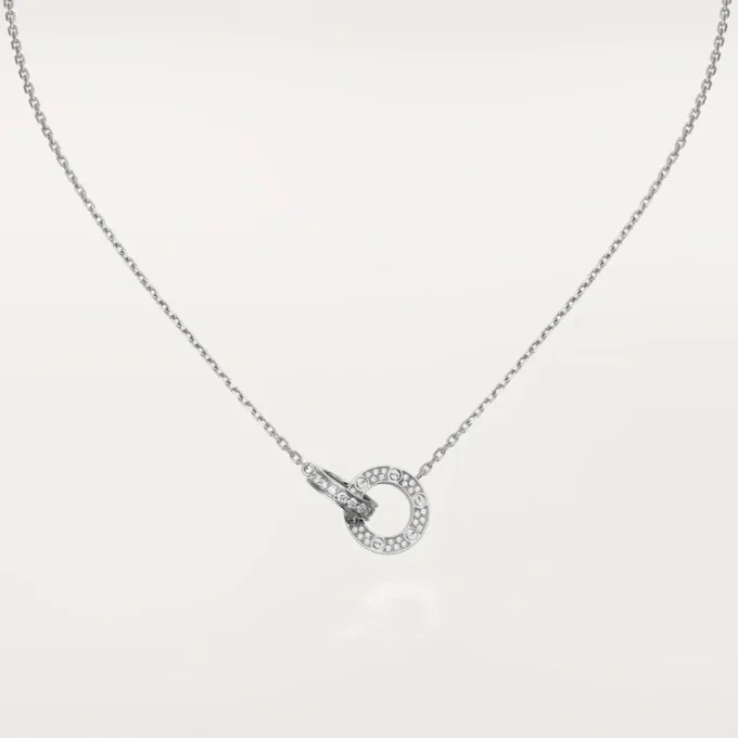 Love-halskjede, diamantbelagt – hvitt gull, diamanter – Cartier