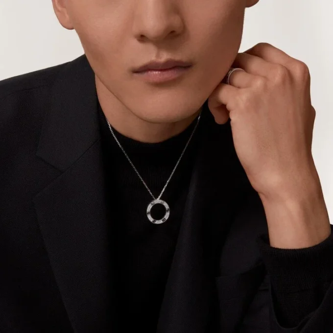Love-halskjede, diamantbelagt – hvitt gull, diamanter – Cartier