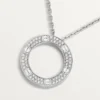 Love-halskjede, diamantbelagt – hvitt gull, diamanter – Cartier