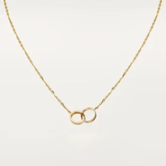 Love-halskjede, diamanter – gult gull, diamanter – Cartier