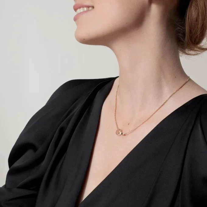 Love-halskjede, diamanter – gult gull, diamanter – Cartier