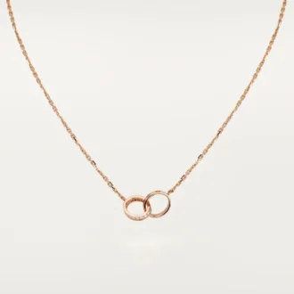 Love-halskjede, diamanter – rosagull, diamanter – Cartier