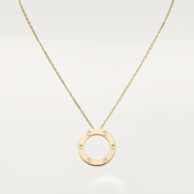 Love-halskjede – gult gull – Cartier