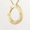 Love-halskjede – gult gull – Cartier