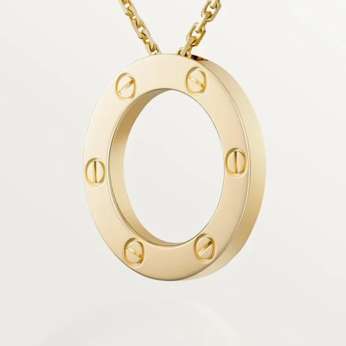 Love-halskjede – gult gull – Cartier