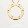 Love-halskjede – gult gull – Cartier