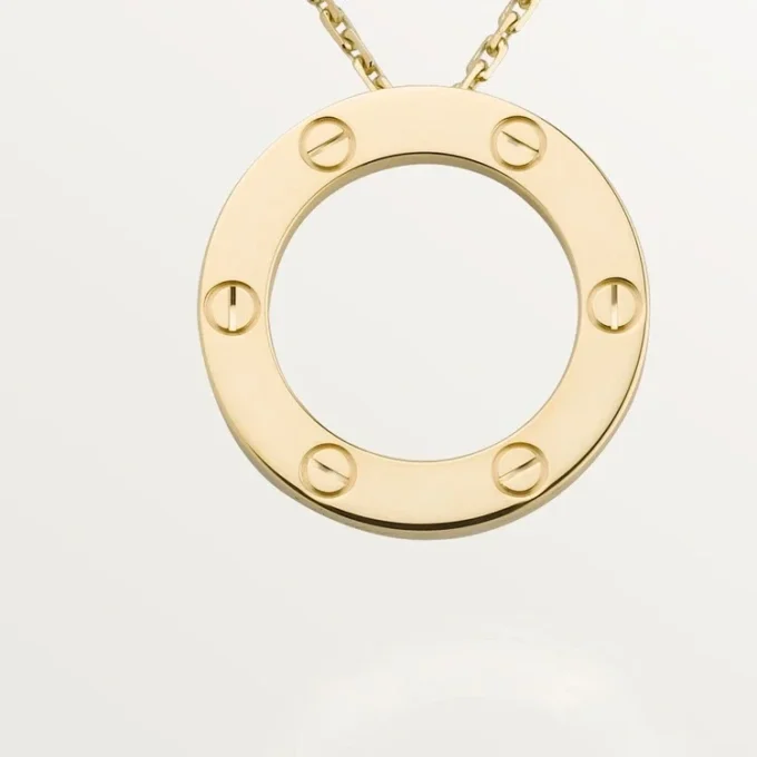 Love-halskjede – gult gull – Cartier