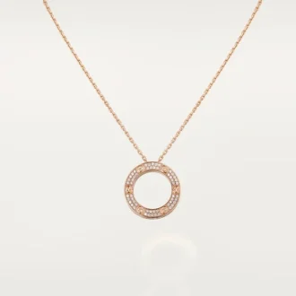 Love-halskjede – rosa gull, diamanter – Cartier