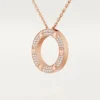 Love-halskjede – rosa gull, diamanter – Cartier