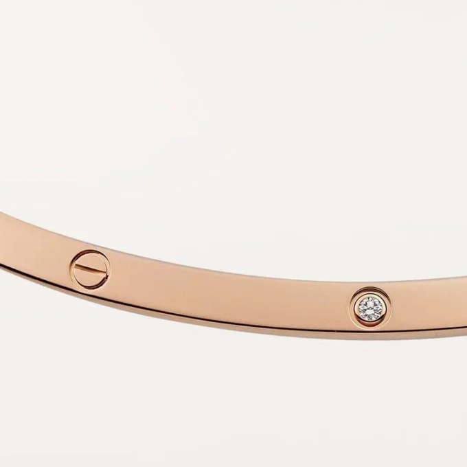 Love-halskjede – Rosagull, diamant – Cartier
