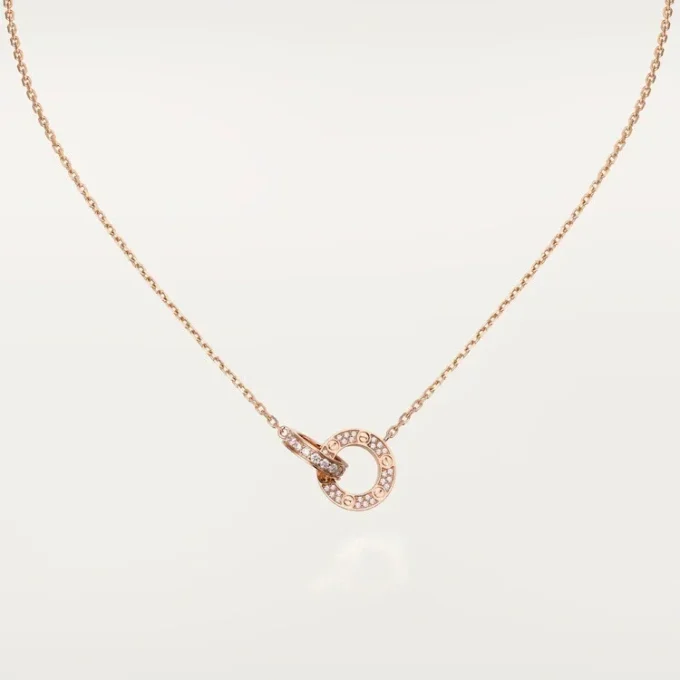 Love-halskjede – Rosegull, diamanter – Cartier