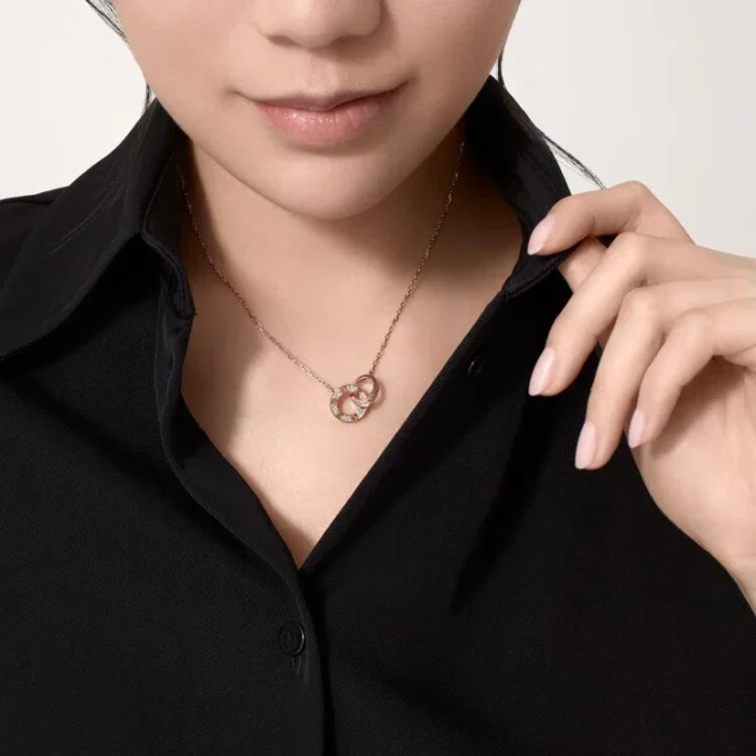 Love-halskjede – Rosegull, diamanter – Cartier