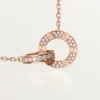 Love-halskjede – Rosegull, diamanter – Cartier