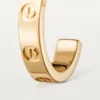 Love Hoop-øreringer – gult gull, liten modell | Cartier Us