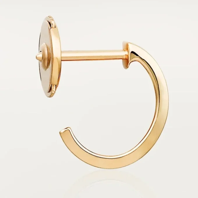 Love Hoop-øreringer – gult gull, liten modell | Cartier Us