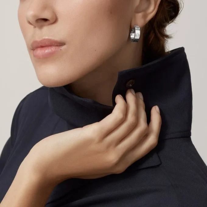 Love-øreringer, 2 diamanter – hvitt gull, diamanter – Cartier