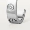 Love-øreringer, 2 diamanter – hvitt gull, diamanter – Cartier