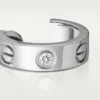 Love-øreringer, 2 diamanter – hvitt gull, diamanter – Cartier