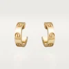 Love-øreringer – gult gull – Cartier